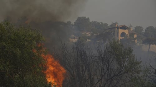 Massive wildfire destroys homes in Cyprus and 2 bodies found in burned-out car