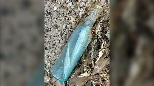Newfoundland couple’s love note in a bottle found 13 years later on Irish shore