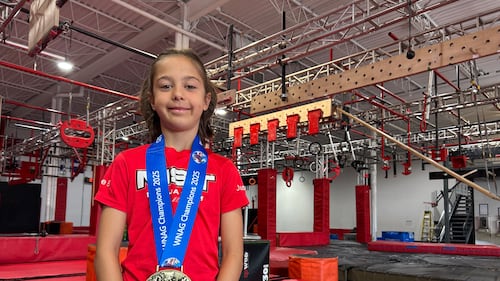 This 9-year-old Quebec girl is dominating the Ninja Warrior World in North Carolina