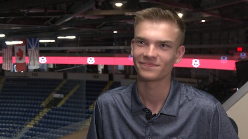 Dreams come true for 17-year-old hockey play-by-play announcer