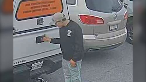 Sault police seek to identify theft suspect, after truck robbed at local hotel