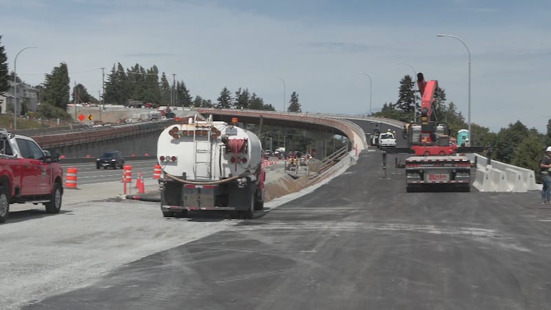 Pat Bay highway flyover opening soon, after years of construction