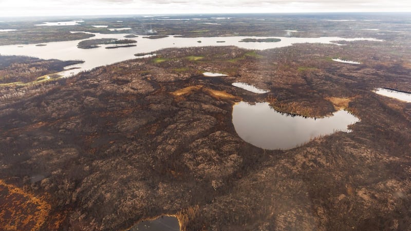 Power out in northwestern Manitoba town due to wildfire that also destroyed one home
