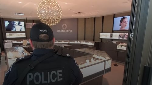 Search for suspects underway following  smash-and-grab robbery at Oakville Place