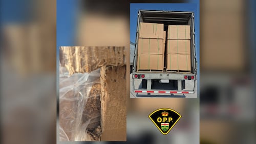 OPP discover $4.4 million worth of contraband tobacco inside tractor-trailer on Hwy. 401 in eastern Ontario
