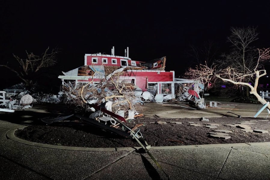 At least a dozen people killed in deadly storms in U.S.