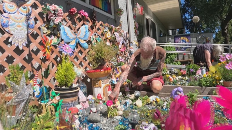B.C. neighbours unite to fill hallways with art, gardens with fairies to inspire positivity 